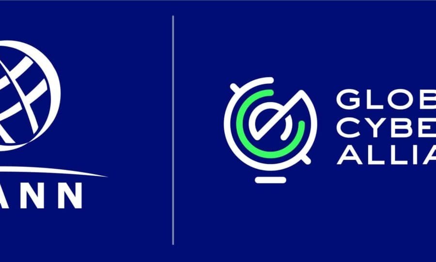 GCA partners with ICANN logos