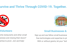 GCA Survive and Thrive through COVID-19 Together Tech Volunteers and Small Businesses