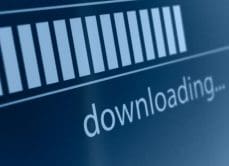 GCA downloading bar on dark screen