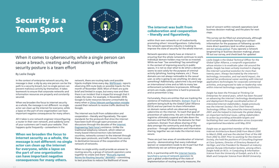 CIS Quarterly