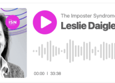 Leslie Daigle headshot on Imposter Syndrome Network Podcast