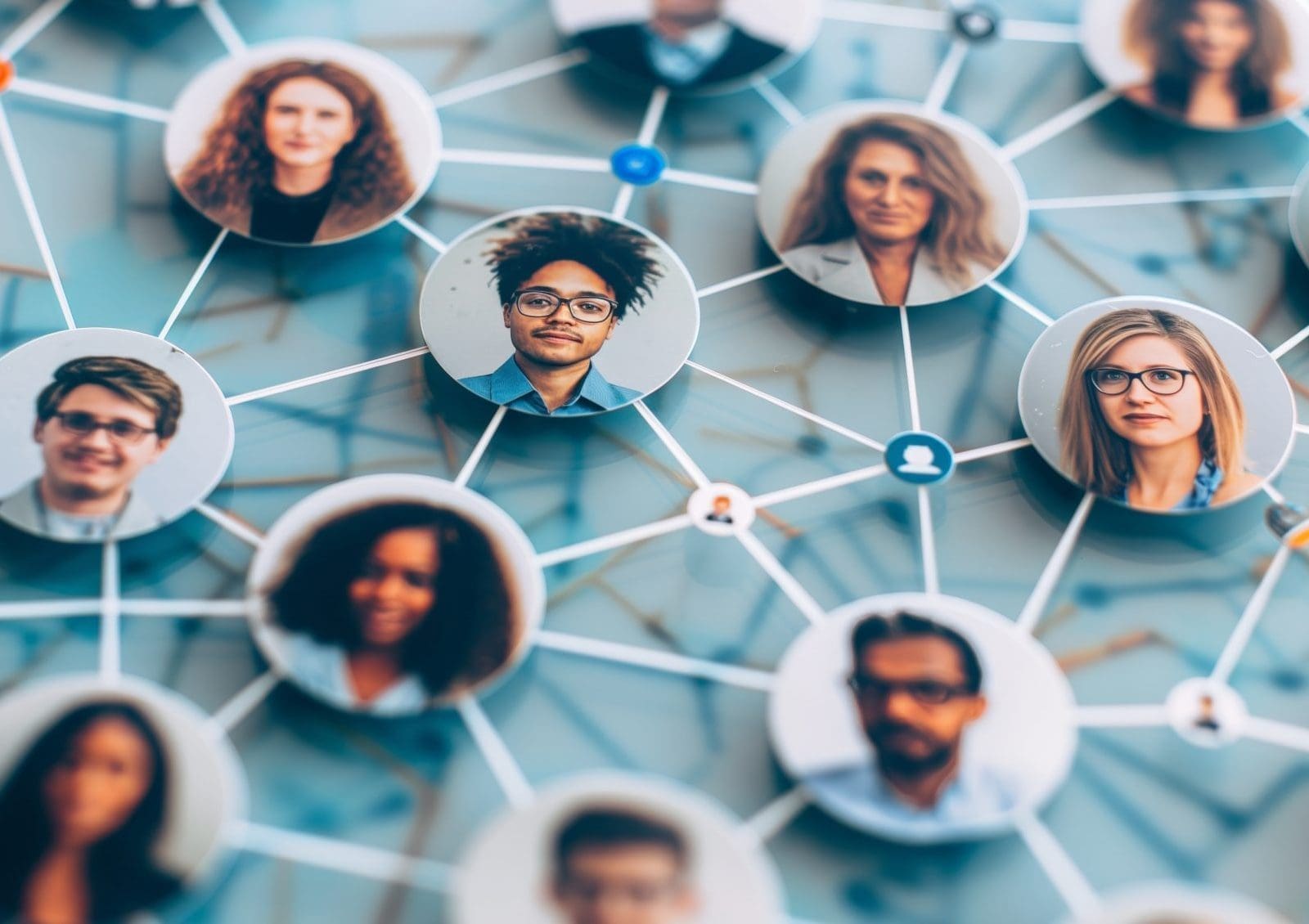 A network of people.