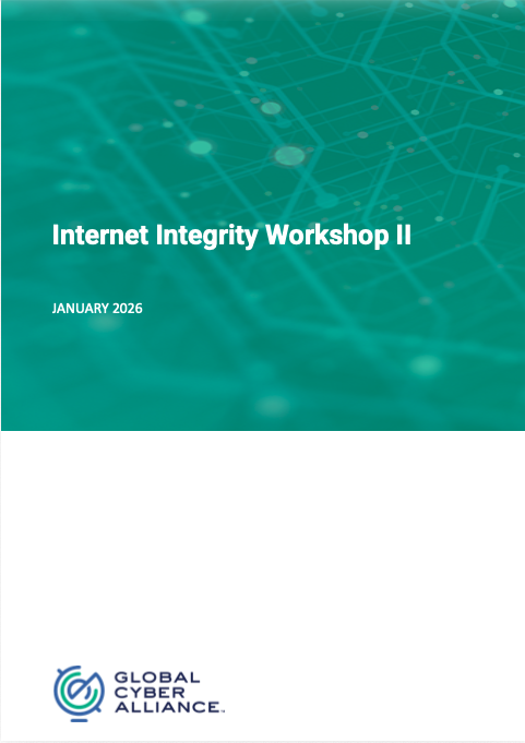 Report Cover - Internet Integrity Workshop II