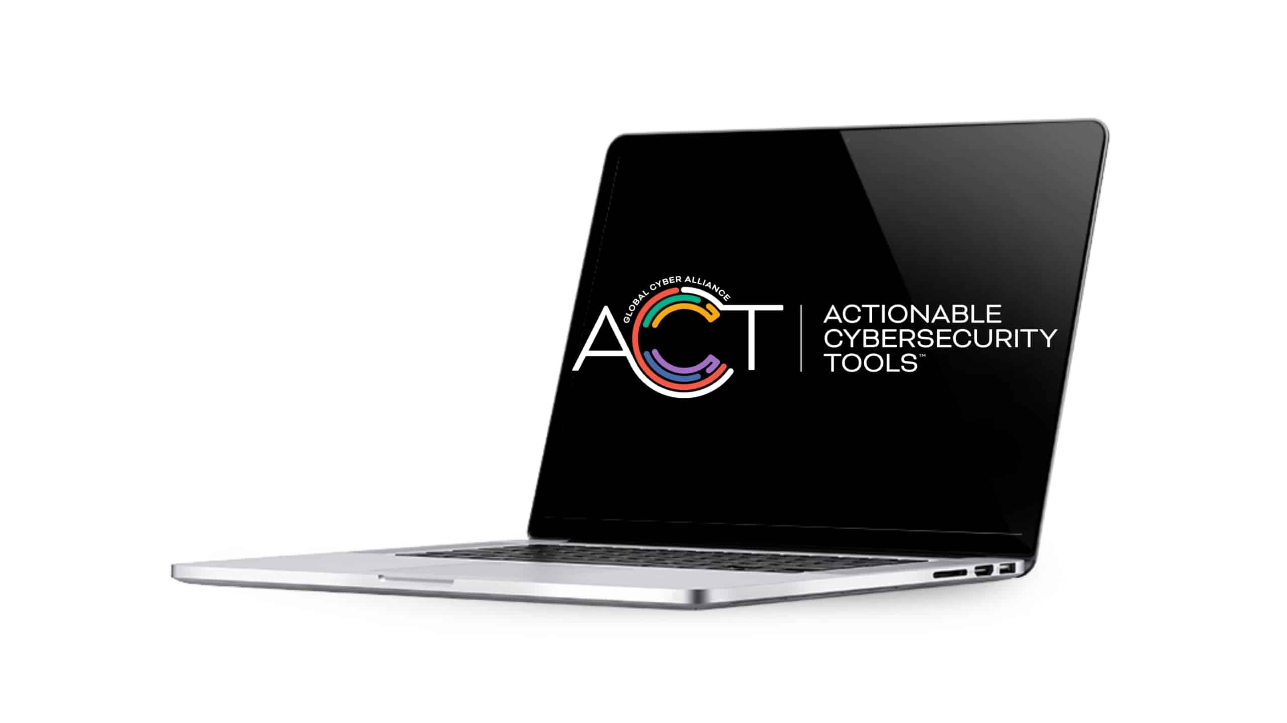 ACT logo on laptop