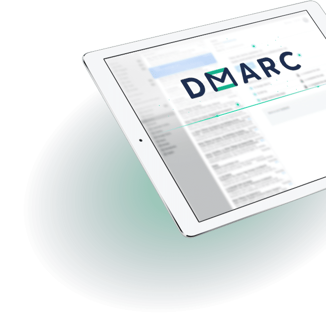 GCA tablet dashboard with DMARC