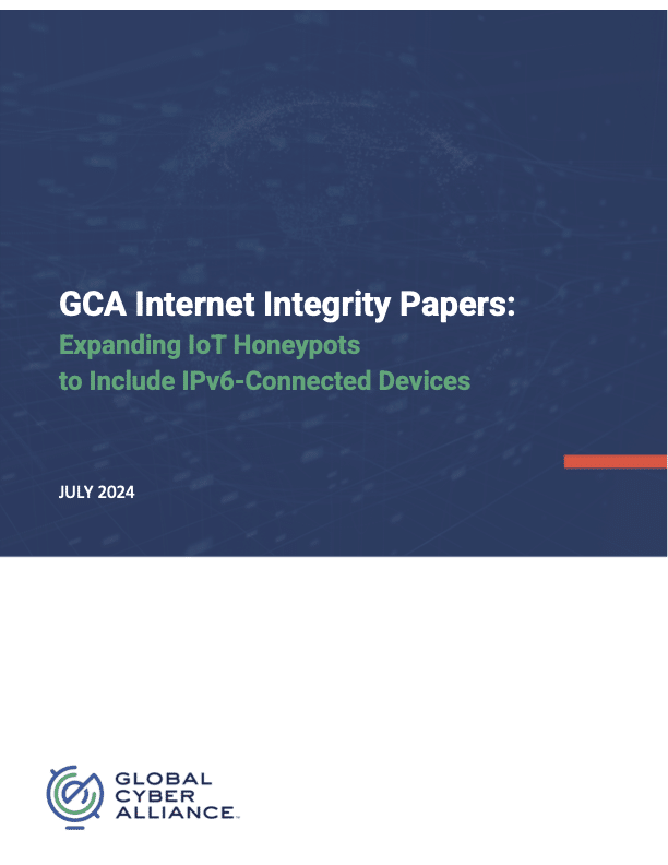 Report cover: Expanding IoT Honeypots to include IPv6-Connected Devices